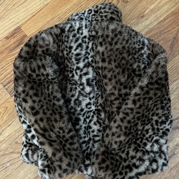 NEW no tags Girls C&Ccalifornia Leopard coat lined Sz 6 - Picture 4 of 9